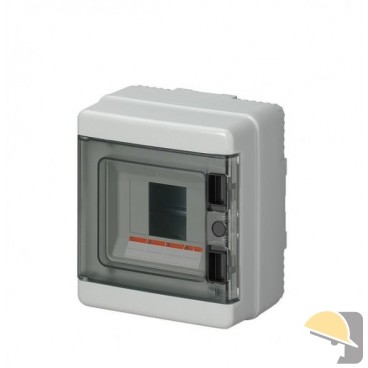 CENTRALINI PARETE CON PORTA IP40 GRIGIO 12 MODULI