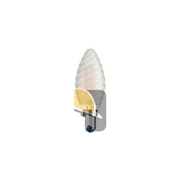 LAMPADA SHOT LED STICK TORTIGLIONE SATIN. E14 4,5W 2700