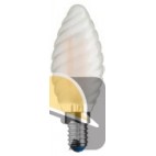 LAMPADA SHOT LED STICK TORTIGLIONE SATIN. E14 4,5W 2700