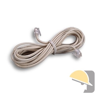 PROLUNGA PER TELEFONO LINEARE 4C ml 3 2 PLUG 6/4 BIANCO