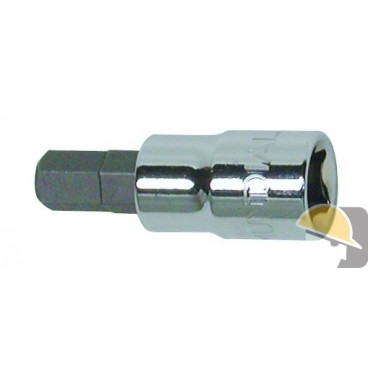 MUNDIAL CHIAVE A BUSSOLA ESAGONO MASCHIO 1/4" 3