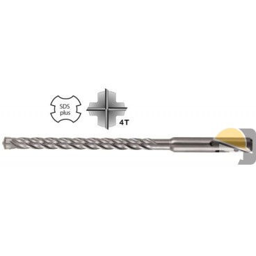 PUNTA SDS-PLUS HIKOKI 4 TAGLIENTI  10x 115