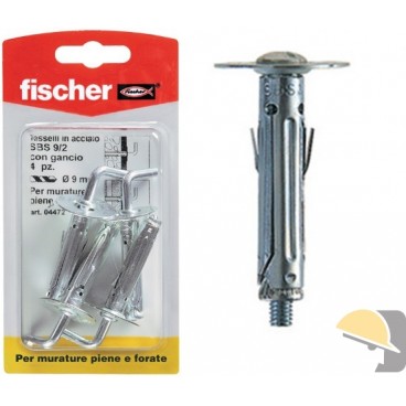 TASSELLO FISCHER BLISTER SBS 9/4 A VITE (pz.4)