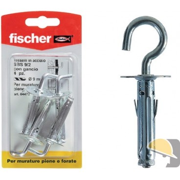 TASSELLO FISCHER BLISTER SBS 9/1 C/OCCHIOLO APERTO (pz.4)