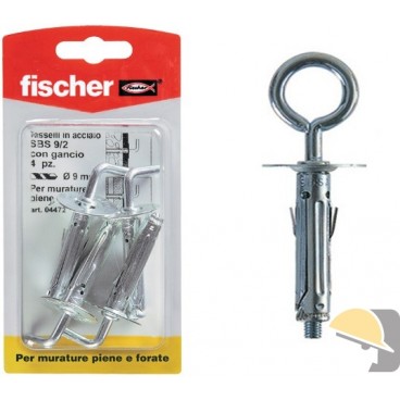 TASSELLO FISCHER BLISTER SBS 9/3 C/OCCHIOLO CHIUSO (pz.4)