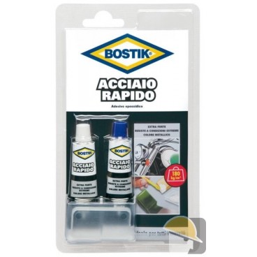 BOSTIK SALDA ACCIAIO RAPIDO 2x15ml