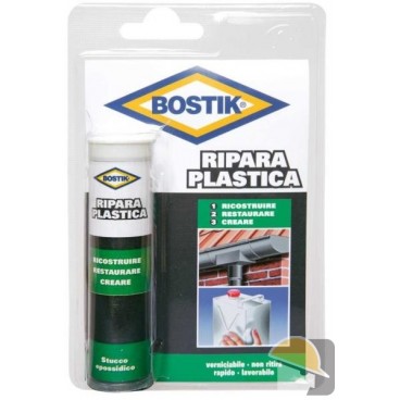 STUCCO BOSTIK EPOSSIDICO RIPARA PLASTICA 3pezzi 81702 - Ferramenta Zoppis