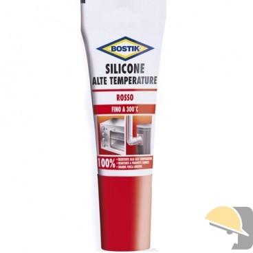 BOSTIK SILICONE ACETICO ALTA TEMPERATURA ROSSO ml 60