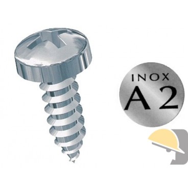 VITE AUTOFILETTANTE INOX DIN 7981 TC PH 4,2x25