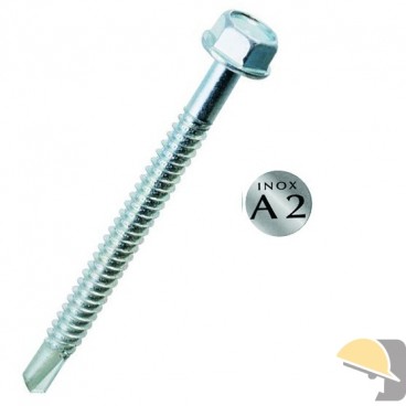 VITE AUTOFORANTE INOX DIN7504K T.E. FINTA RONDELLA 3,9x32