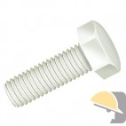 VITE T.E. NYLON PA6.6 DIN933 TUTTO FILETTO M 8x40