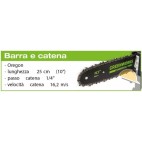 GREENWORKS 40V MOTOSEGA POTATURA GD40TCSK2 cm 25 c/BAT. 2Ah