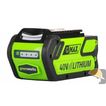 Greenworks 40v batteria 4ah g40b4 — Batterie e caricabatterie