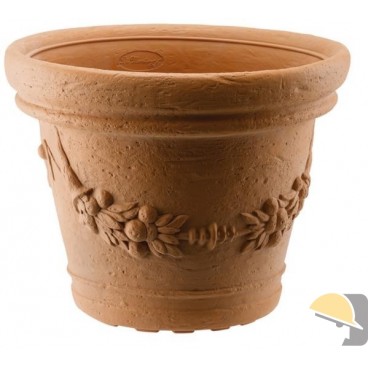 VASO DIMARTINO TONDO ELIOS d. 35  h. 28  lt 14