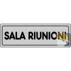 ETICHETTA ADESIVA "SALA RIUNIONI" cm 15x5