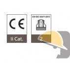 GILET ISSA ALTA VISIBILITA' ARANCIO EN471 C/PORTACARTELLINO