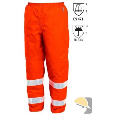 PANTALONE ISSA ALTA V. ARANCIO IMBOTTITO EN471 tg. XXL