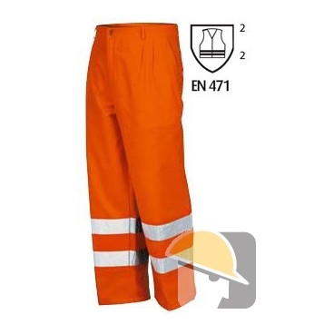 PANTALONE ISSA ALTA V. ARANCIO EN471 tg. M