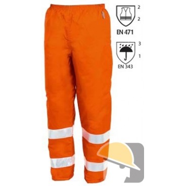 PANTALONE ISSA ALTA V. ARANCIO IMPERMEABILE EN471 tg. L