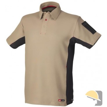 POLO ISSA STRETCH BEIGE tg. L