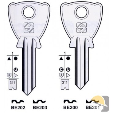 CHIAVE SILCA OLC per BETA BE201