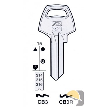 CHIAVE SILCA OLC per CORBIN CB1R