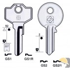 CHIAVE SILCA OLC per GIUSSANI GS10