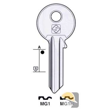 CHIAVE SILCA OLC per MONTI MG1R