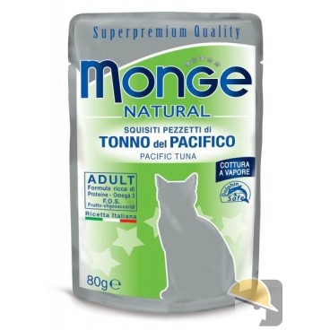 MONGE CAT BUSTA NATURAL pinne gialle  gr.80