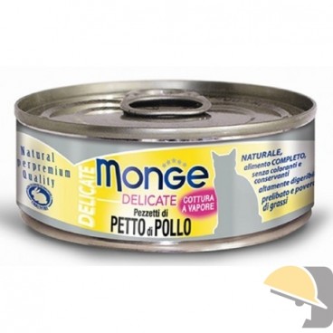 MONGE CAT SUPERPREMIUM DELICATE gr.80 petto di pollo