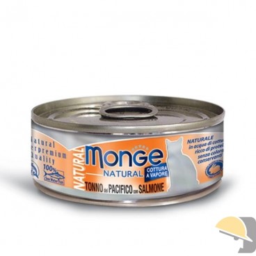 MONGE CAT SUPERPREMIUM NATURAL gr.80 tonno pacifico/salmone