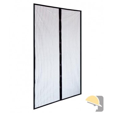 IRS ZANZARIERA MAGNETICA PER PORTA cm 140x250 NERA