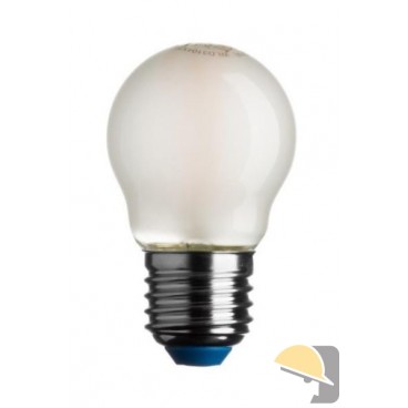 LAMPADA SHOT LED STICK SFERA SATIN. E27 4W 470lm 2700°K