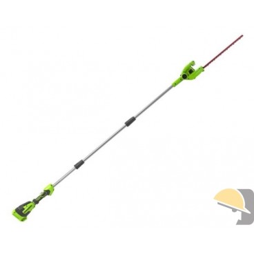 GREENWORKS 40V TAGLIASIEPI AD ASTA G40PHAK2 C/BAT. 2Ah