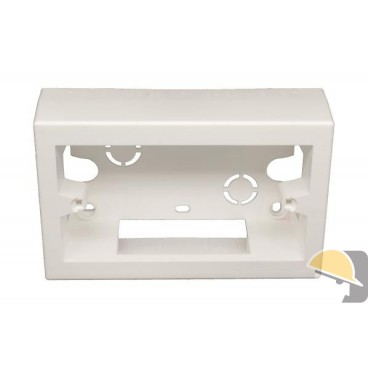 SCATOLA DA PARETE 4 POSTI BIANCO IP40 mm 145x90x48