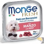 MONGE DOG FRESH gr.100 MANZO