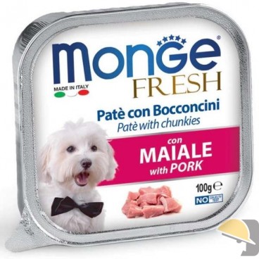 MONGE DOG FRESH gr.100 MAIALE