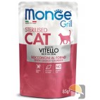 MONGE CAT BUSTA GRILL STERILIZED VITELLO gr 85