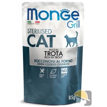 MONGE CAT GRILL BUSTA STERILIZED TROTA gr 85