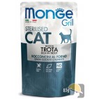 MONGE CAT BUSTA GRILL STERILIZED TROTA gr 85