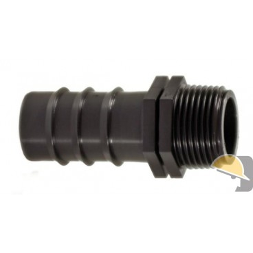 RACCORDO PORTAGOMMA C/FILETTO MASCHIO mm 16 x 3/4"