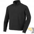 FELPA ISSA MONVISO PILE MEZZA ZIP NERO tg. M