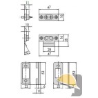 COPPIA CONTATTI CISA PER SERRATURE ELETTRICHE