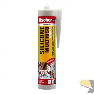 FISCHER SILICONE SN NEUTRO TRASPARENTE ANTIMUFFA ml 310