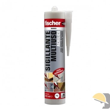 FISCHER SILICONE SA ACRILICO BIANCO ml 310