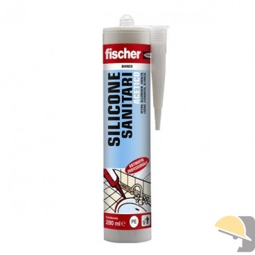 FISCHER SILICONE SAS SANITARI BIANCO ANTIMUFFA ml 310