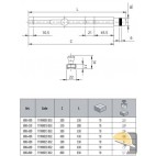 COMUNELLO CATENACCIO AD AVVITARE ASTA art.800 cm 25