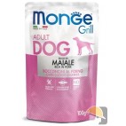 MONGE DOG GRILL BUSTE maiale gr.100