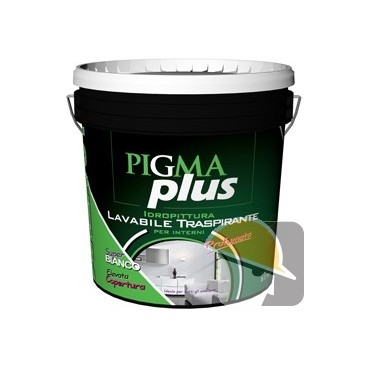 IDROPITTURA LAVABILE TRASPIRANTE INTERNI PIGMA PLUS lt 14