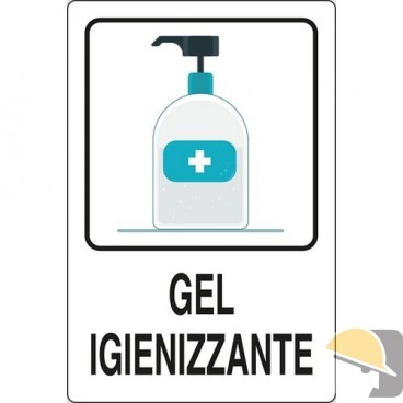 CARTELLO ALL. "COVID-19 GEL IGIENIZZANTE" cm 20x30